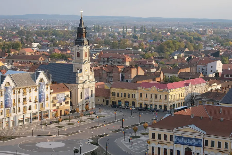Mondkirche – Blick von oben, Oradea