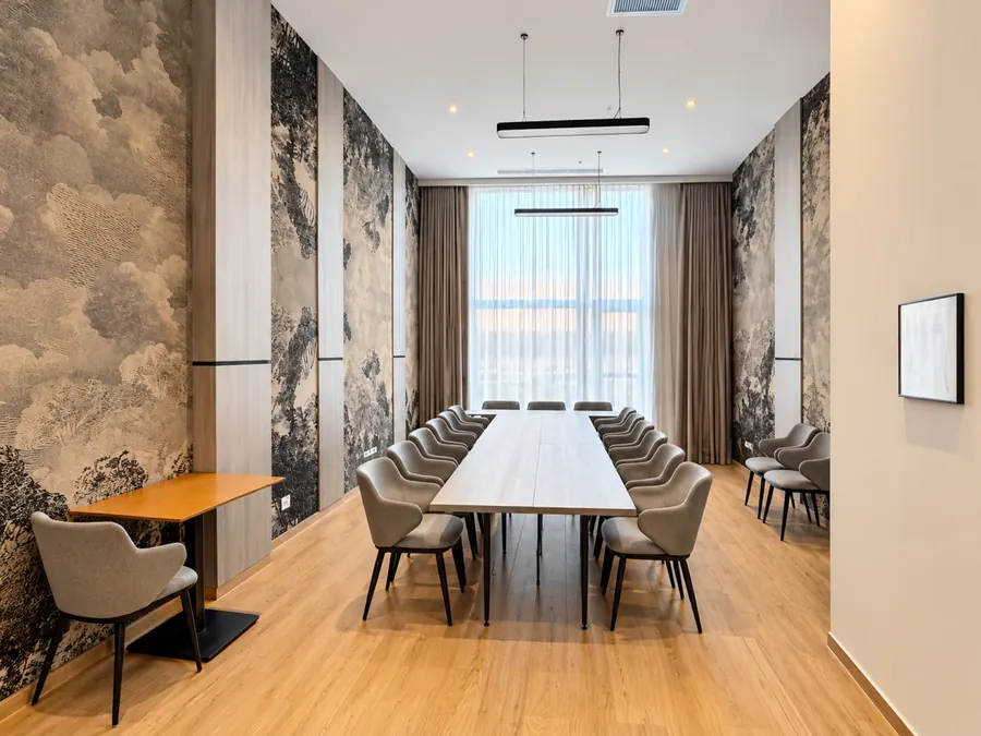Sala conferenze, allestimento Boardroom, fotografia 3